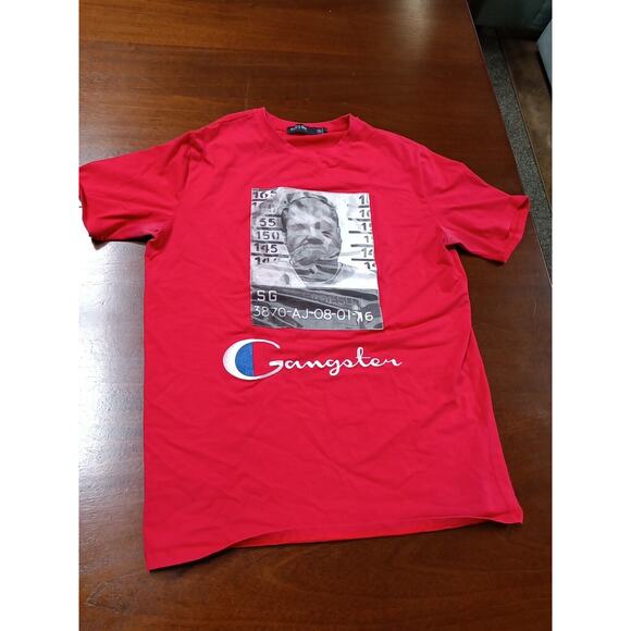 Hudson Outerwear Pablo Escobar Narco Gangster Shirt Size Medium Lenticular - Picture 1 of 5